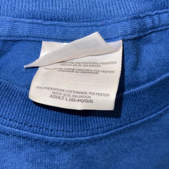 Blue Superman Logo T-Shirt size large - Picture 9 of 14